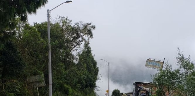 Alumbrado Público en la vereda Las Auras