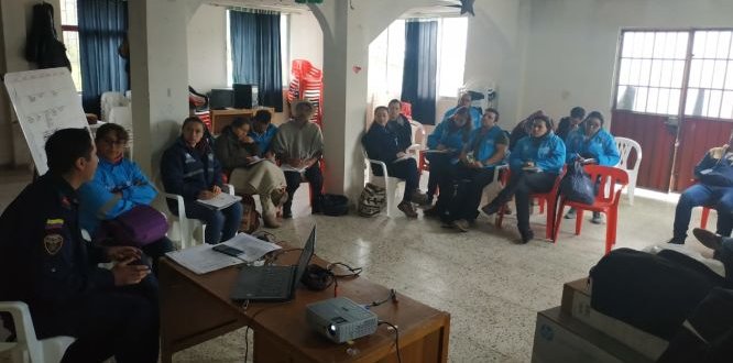 Comisión Ambiental Local y el Consejo Local de Gestión del Riesgo y Cambio Climático en vereda Las Ánimas
