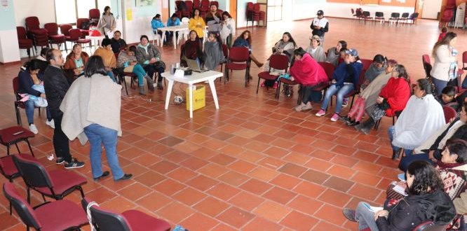 CLOPS de Mujer y Equidad de Género desarrollado en el Centro Poblado de San Juan Las sumapaceñas estuvieron reunidas en torno a la socialización de la Política Pública de Mujer y Equidad de Género.