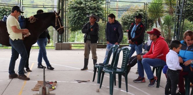 Asistentes al curso de herrería y Doma Racional Asistentes al curso de herrería y Doma Racional