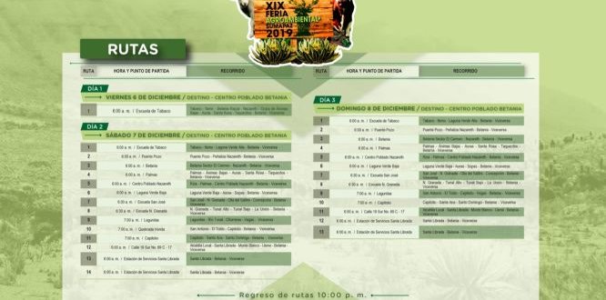 Rutas Feria Agroambiental Rutas Feria Agroambiental